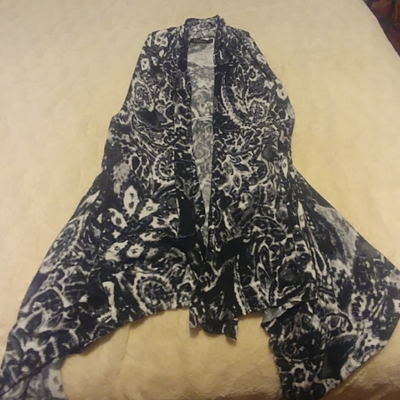 Navy/White cardigan - Picture 1 of 1